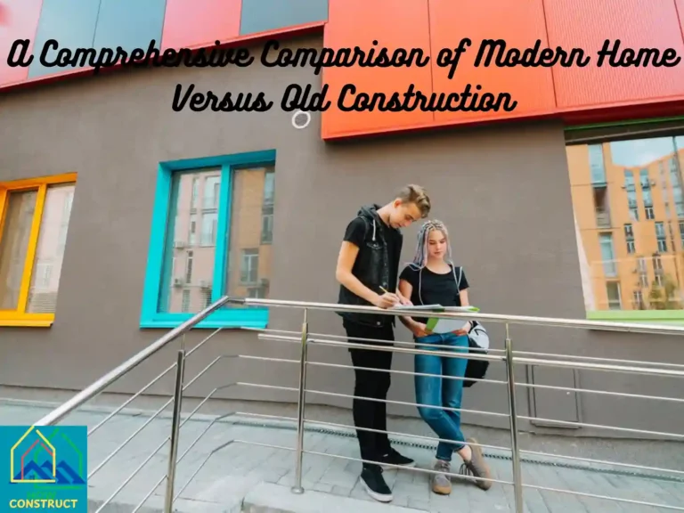 Modern Houses versus Old Construction